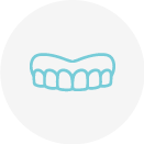 icono contorneado dental